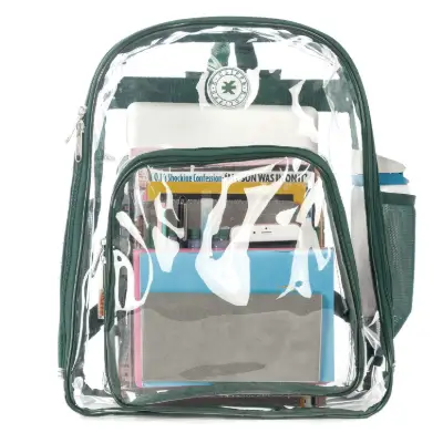 K-Cliffs See Through Backpack Green