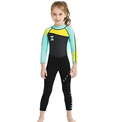 dark lightning neoprene kids wetsuit front