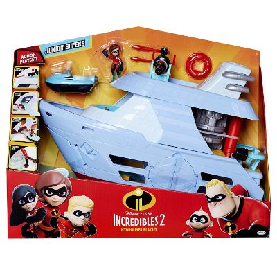 incredibles hydroliner action playset package