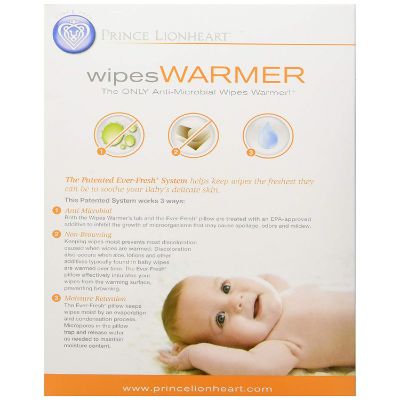 prince lionheart premium baby wipe warmer package