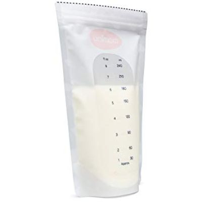 Unimom Zip-Top Leak Proof Breast Milk Storage Bag design