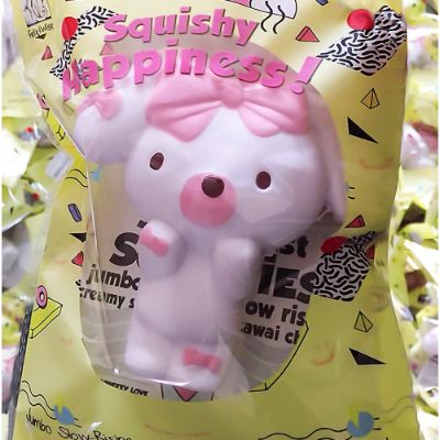 felix and wise puppy dog squishies package