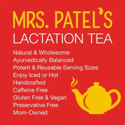 mrs patel's herbal blend lactation tea natural
