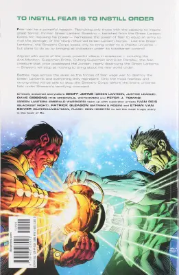green lantern the sinestro corps war dc comics back
