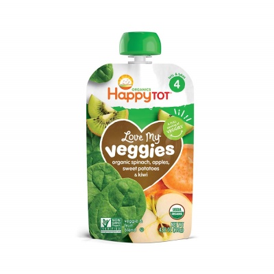 happy baby food pouch veggies