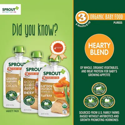 sprout baby food pouch stage 3