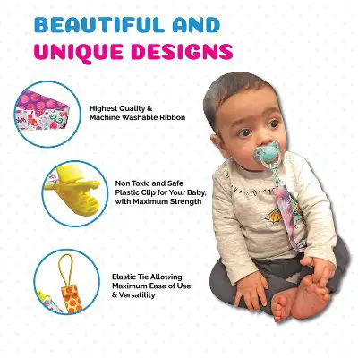 Akeekah Pacifier Clips Baby