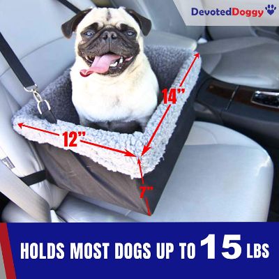 devoted doggy metal frame dog car seat weight