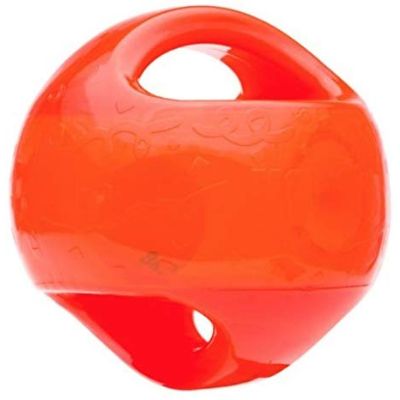 kong jumbler interactive dog toy orange
