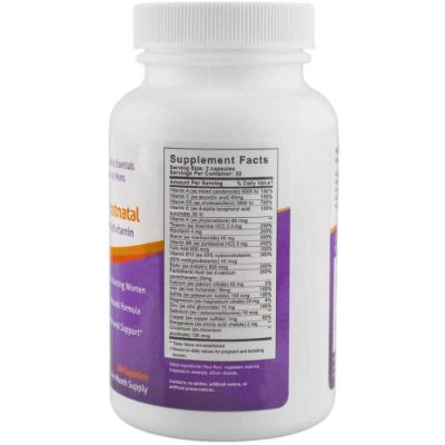 Fairhaven Postnatal Vitamins Label