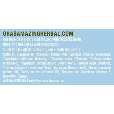 Ora's Amazin Baby Salve Ingredients