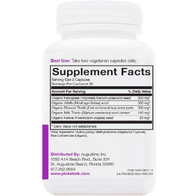 Pink Story True Milk Vitamins Supplement Facts