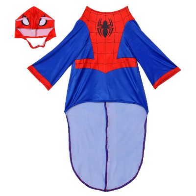 spider man halloween dog costume front