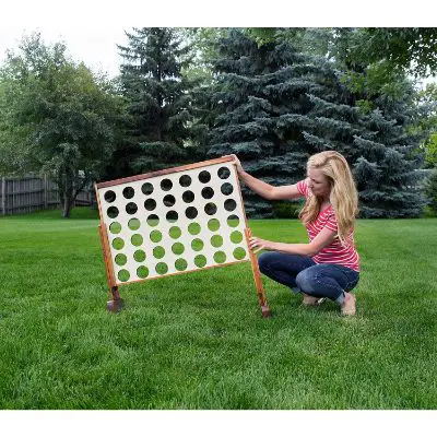 giant connect four outdoor game size