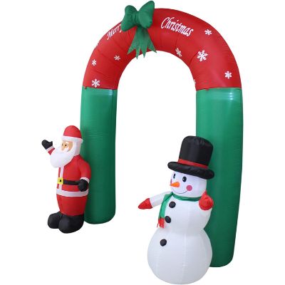 Santa and Snowman Archway