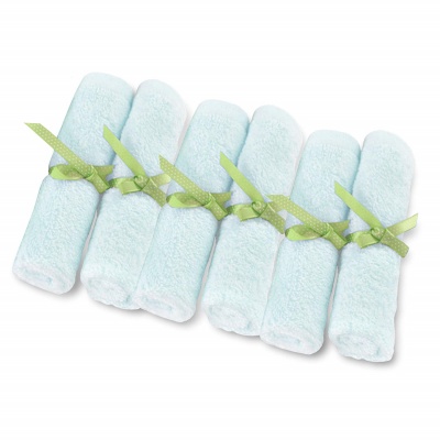 brooklyn bamboo baby washcloths set blue