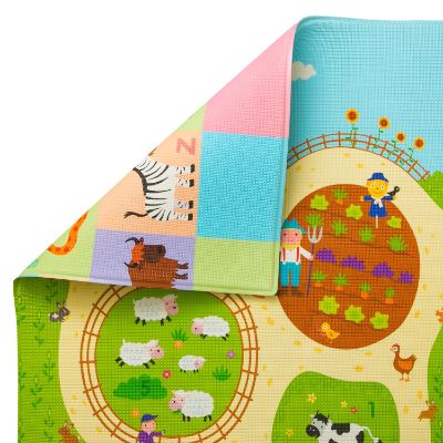 baby care large busy farm baby playmat pattern