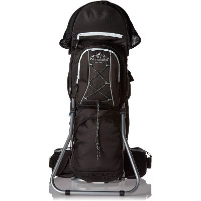 be mindful ergonomic baby carrier for hiking back