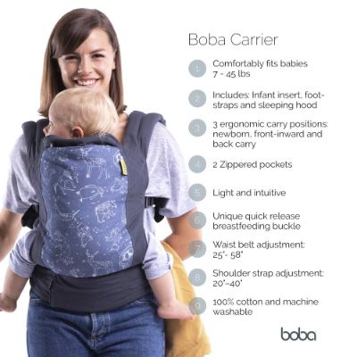 boba 4G dusk baby carrier features