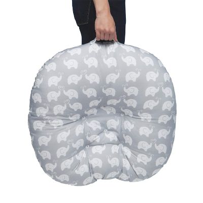 boppy elephant love gray baby lounger carrying handle