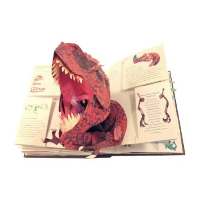 prehistorica dinosaurs pop up book page