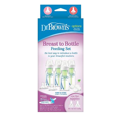 dr browns slow flow preemie baby bottle package
