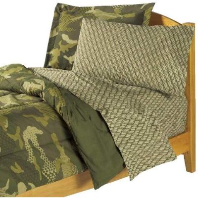 dream factory geo camo army kids bedding pillow