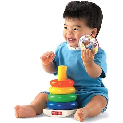 fisher-price rock-a-stack and baby's 1st blocks bundle infant