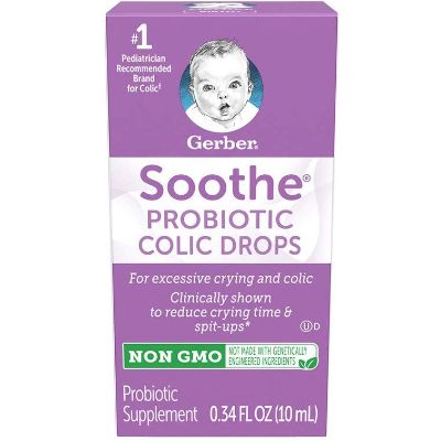 good start gerber probiotic baby gas drops package