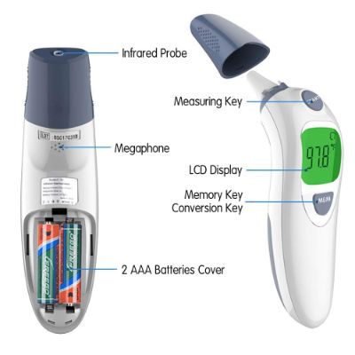 hobest infrared baby thermometer  features