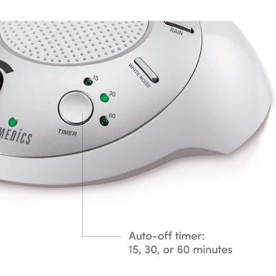 homedics portable white noise sleep sound machines timer