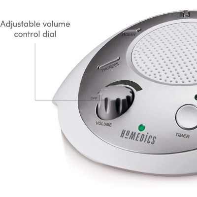homedics portable white noise sleep sound machines sound levels