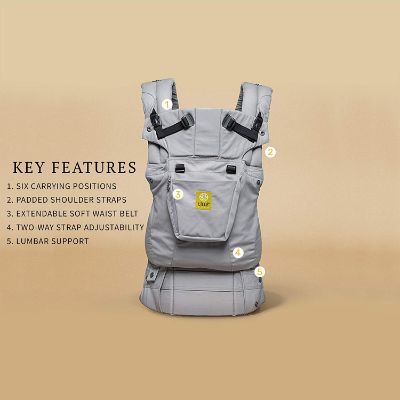 lÍllÉbaby six-Position baby carrier 360° Ergonomic Features