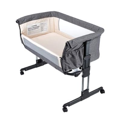 miclassic easy folding portable cribs side down