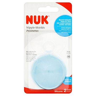 nuk silicone nipple shields package