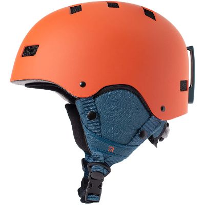 retrospec traverse H1 kids ski helmet orange