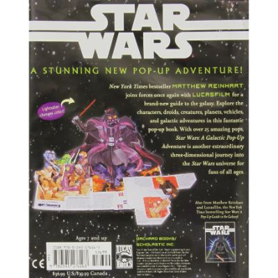 star wars galactic adventure pop-up book back