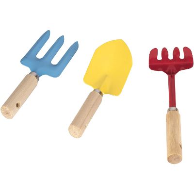 kids garden tools toyrifik set trio
