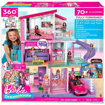 barbie dreamhouse dollhouse box