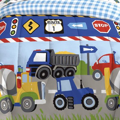 dream factory trucks tractors kids’ bedding design