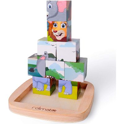 rolimate jigsaw educational wooden puzzle pieces