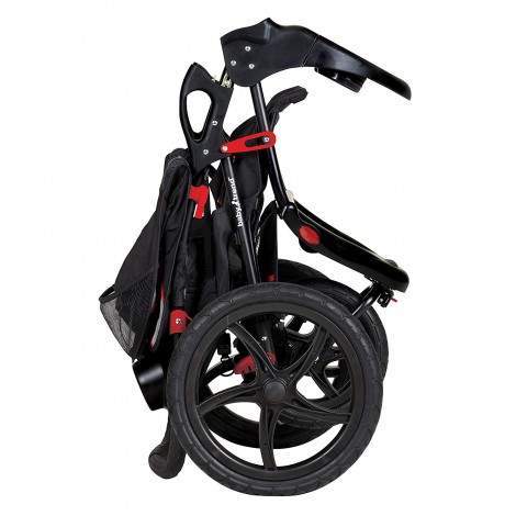 baby trend range millennium all-terrain stroller folded