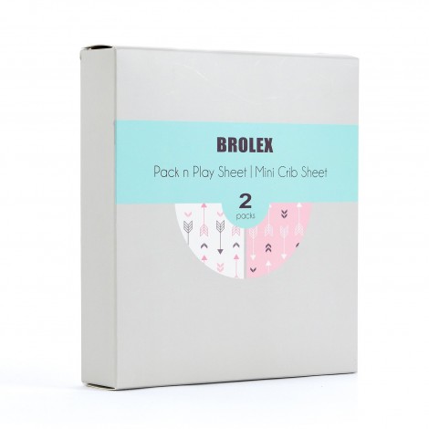 brolex ultra soft pack n play sheets box