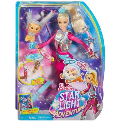 barbie galaxy doll flying toy box