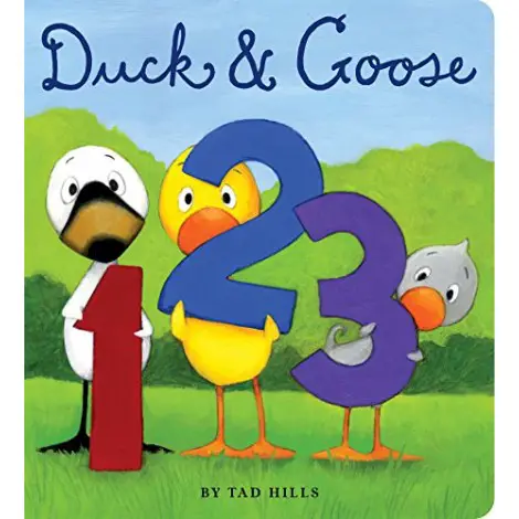 duck & goose, 1, 2, 3 book for 2 year olds cover