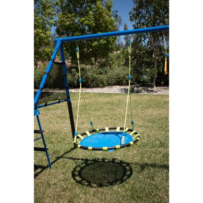 FITNESS REALITY KIDS ‘The Ultimate’ 8 Station outdoor playset round swing