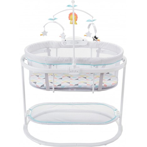 fisher price soothing motions bassinet front view