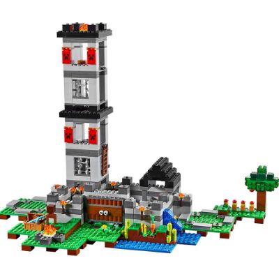 LEGO Fortress minecraft toys and minifigures for kids pack tower