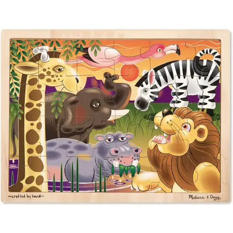 melissa & doug african plains jigsaw puzzle for kids