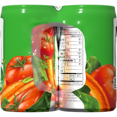 V8 original 100% vegetable juice for kids side